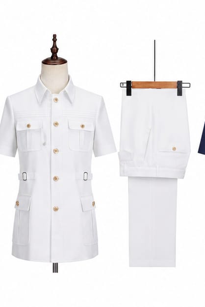Turkish Short Sleeve Safari Suit