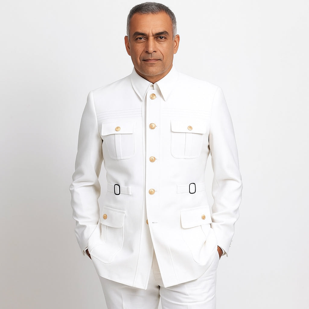 Turkish Long Sleeve Safari Suit