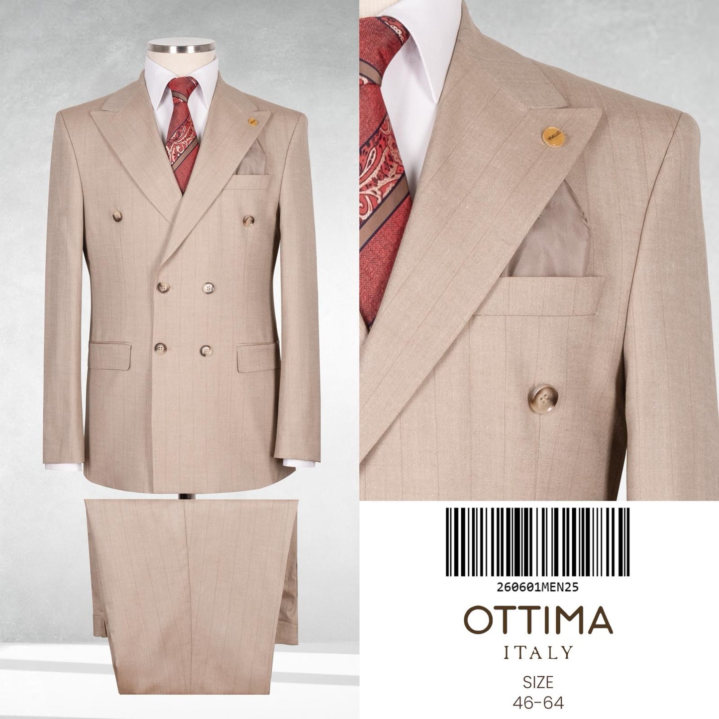 Ottima Double Breasted Suits